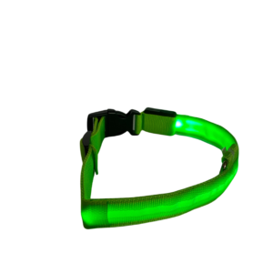 Collar led verde